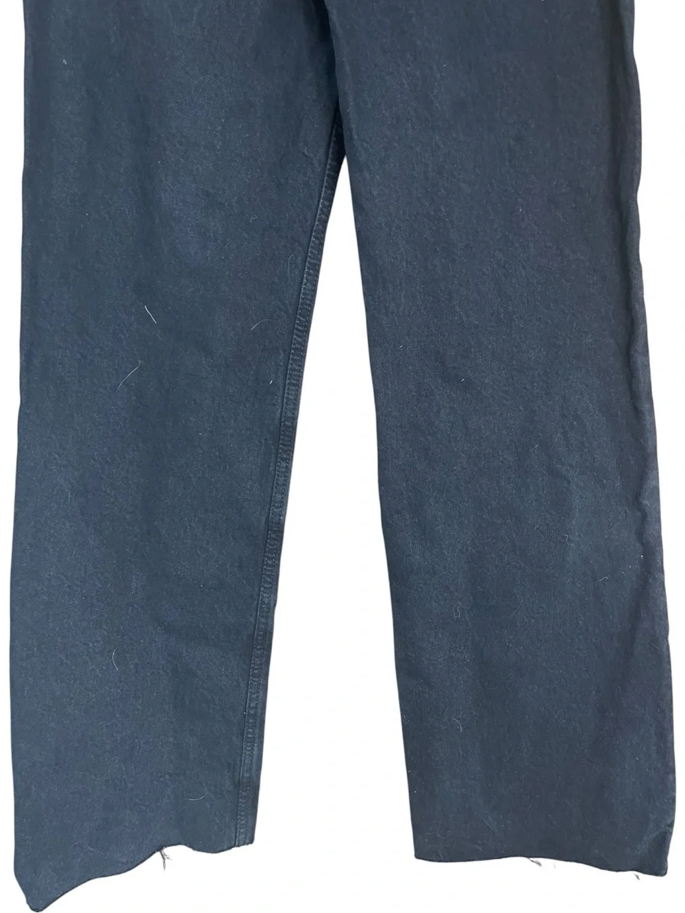 Zara High Rise Wide Leg Jeans Black